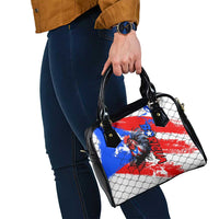 Boricua Pride Rooster Flag Puerto Rico Shoulder Handbag