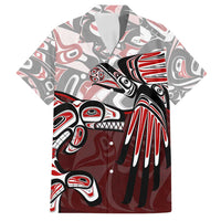 Haida Orca and Eagle Battle Family Matching Tank Maxi Dress and Hawaiian Shirt Canada Pacific Northwest Tribal Art