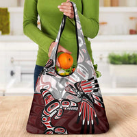 Haida Orca and Eagle Battle Grocery Bag Canada Pacific Northwest Tribal Art