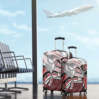 Haida Orca and Eagle Battle Luggage Cover Canada Pacific Northwest Tribal Art