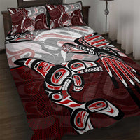 Haida Orca and Eagle Battle Quilt Bed Set Canada Pacific Northwest Tribal Art