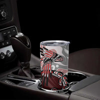 Haida Orca and Eagle Battle Tumbler Cup Canada Pacific Northwest Tribal Art