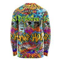 Hip Hop Graffiti Art Long Sleeve Shirt Black Power - Wonder Print Shop