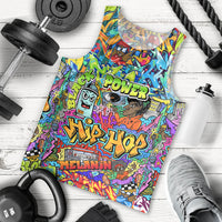 Hip Hop Graffiti Art Men Tank Top Black Power - Wonder Print Shop