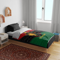 Personalized Queen In Pan-African Colors Bedding Set Egyptian Beautiful Goddess - Wonder Print Shop