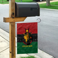 Personalized Queen In Pan-African Colors Garden Flag Egyptian Beautiful Goddess - Wonder Print Shop