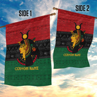 Personalized Queen In Pan-African Colors Garden Flag Egyptian Beautiful Goddess - Wonder Print Shop