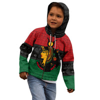 Personalized Queen In Pan-African Colors Kid Hoodie Egyptian Beautiful Goddess - Wonder Print Shop