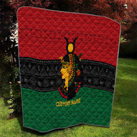 Personalized Queen In Pan-African Colors Quilt Egyptian Beautiful Goddess - Wonder Print Shop