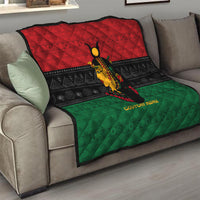 Personalized Queen In Pan-African Colors Quilt Egyptian Beautiful Goddess - Wonder Print Shop