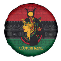 Personalized Queen In Pan-African Colors Spare Tire Cover Egyptian Beautiful Goddess - Wonder Print Shop