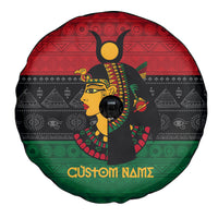 Personalized Queen In Pan-African Colors Spare Tire Cover Egyptian Beautiful Goddess - Wonder Print Shop