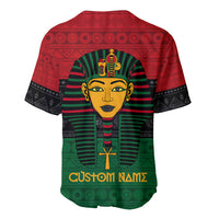 Personalized Pharaoh In Pan-African Colors Baseball Jersey Ancient Egypt - Wonder Print Shop