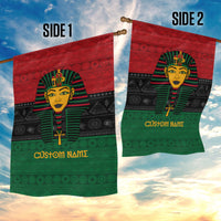 Personalized Pharaoh In Pan-African Colors Garden Flag Ancient Egypt - Wonder Print Shop