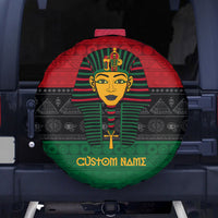 Personalized Pharaoh In Pan-African Colors Spare Tire Cover Ancient Egypt - Wonder Print Shop