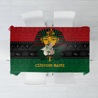 Personalized Pharaoh In Pan-African Colors Tablecloth Ancient Egypt - Wonder Print Shop