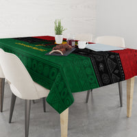 Personalized Pharaoh In Pan-African Colors Tablecloth Ancient Egypt - Wonder Print Shop