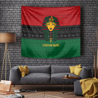 Personalized Pharaoh In Pan-African Colors Tapestry Ancient Egypt - Wonder Print Shop