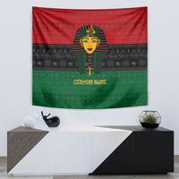 Personalized Pharaoh In Pan-African Colors Tapestry Ancient Egypt - Wonder Print Shop