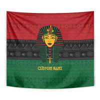 Personalized Pharaoh In Pan-African Colors Tapestry Ancient Egypt - Wonder Print Shop