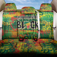 Personalized Colorful African Unapologetically Black Back Car Seat Cover - Wonder Print Shop