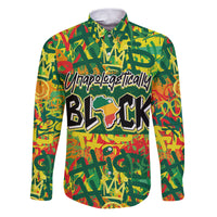 Personalized Colorful African Unapologetically Black Family Matching Puletasi and Hawaiian Shirt - Wonder Print Shop