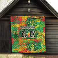 Personalized Colorful African Unapologetically Black Quilt - Wonder Print Shop