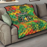 Personalized Colorful African Unapologetically Black Quilt - Wonder Print Shop