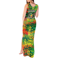 Personalized Colorful African Unapologetically Black Tank Maxi Dress - Wonder Print Shop