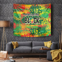 Personalized Colorful African Unapologetically Black Tapestry - Wonder Print Shop