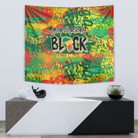 Personalized Colorful African Unapologetically Black Tapestry - Wonder Print Shop