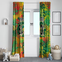 Personalized Colorful African Unapologetically Black Window Curtain - Wonder Print Shop