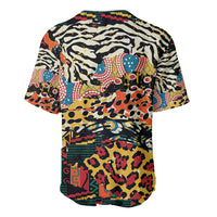 Africa Animal Pattern Baseball Jersey - Wonder Print Shop
