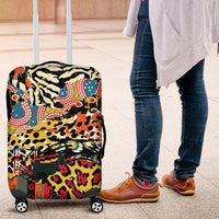 Africa Animal Pattern Luggage Cover - Wonder Print Shop