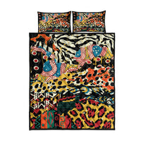 Africa Animal Pattern Quilt Bed Set - Wonder Print Shop