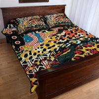 Africa Animal Pattern Quilt Bed Set - Wonder Print Shop