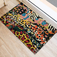 Africa Animal Pattern Rubber Doormat - Wonder Print Shop