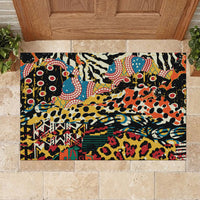 Africa Animal Pattern Rubber Doormat - Wonder Print Shop