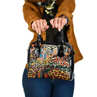 Africa Animal Pattern Shoulder Handbag