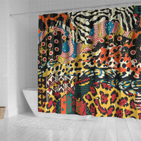 Africa Animal Pattern Shower Curtain