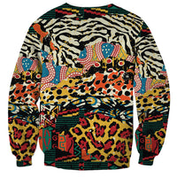 Africa Animal Pattern Sweatshirt - Wonder Print Shop