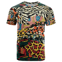Africa Animal Pattern T Shirt - Wonder Print Shop
