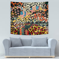 Africa Animal Pattern Tapestry - Wonder Print Shop