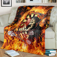 Skull Darts Blanket Death In Fire