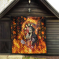 Skull Darts Quilt Death In Fire