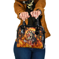 Skull Darts Shoulder Handbag Death In Fire