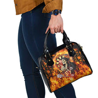 Skull Darts Shoulder Handbag Death In Fire