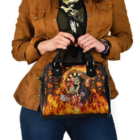 Skull Darts Shoulder Handbag Death In Fire