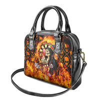 Skull Darts Shoulder Handbag Death In Fire
