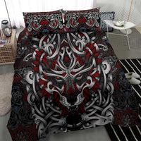 Celtic Wolf Fenrir Vikings Bedding Set Norse Mythology - Wonder Print Shop